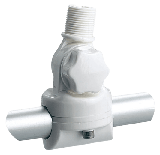 Railingvoet 22mm nylon RA134