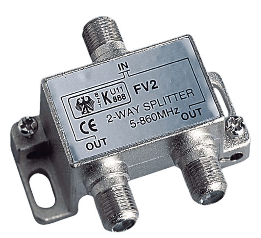 Splitter 2-weg TV/radio