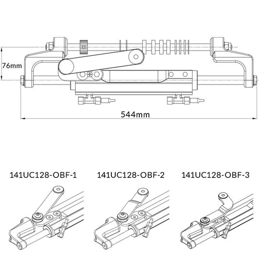 Ultraflex º UC128-OBF/3 cilinder – 75244018
