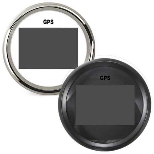 Hollex GPS snelheidsmeter digitaal wit/rvs 9-32V
