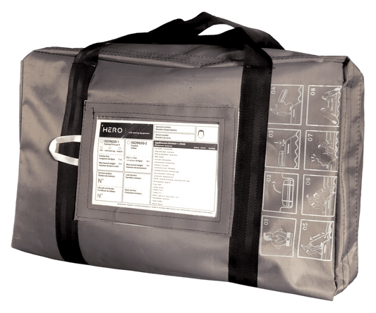 Reddingsvlot offshore ISO9650-1 6p tas