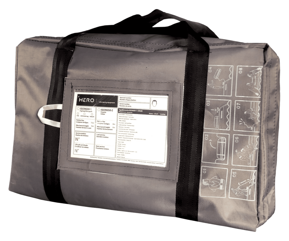 Reddingsvlot offshore ISO9650-1 6p tas