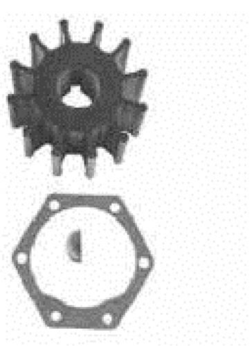 CEF impeller ø15,93xø57x31,6mm - 12 bladen