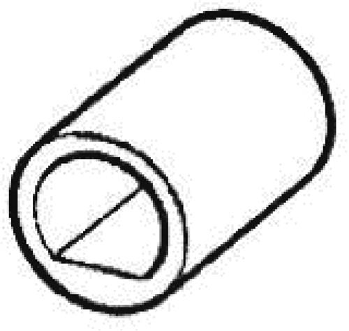 CEF impeller ø7,31xø50,8x22,1mm - 6 bladen