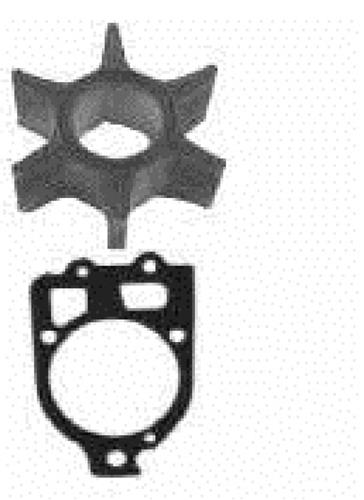 CEF impeller ø22,3xø60x33,8mm - 6 bladen