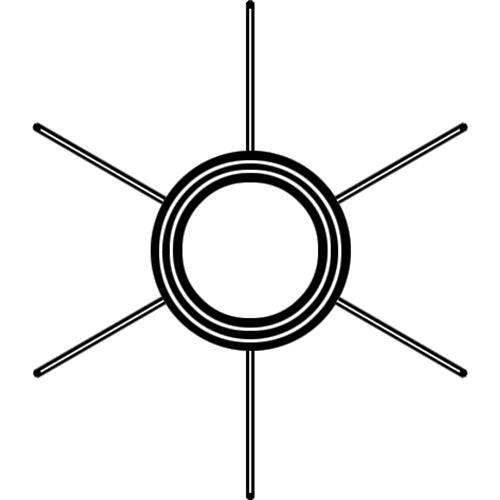 CEF impeller ø18,05xø51,8x19mm - 6 bladen