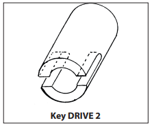 Talamex impeller neopreen buitenboord key drive 2 17200330