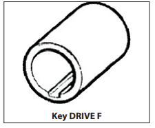 Talamex impeller neopreen inboard key drive met kap 17200102