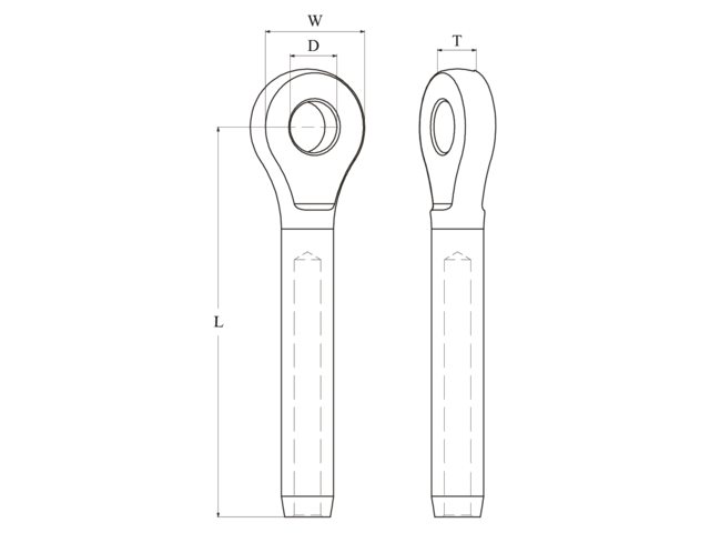 Talamex Oogterminal – voor 7 mm staaldraad