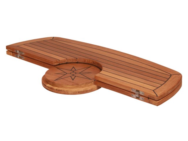 Eude Tafelblad teak 'folding '61x94cm
