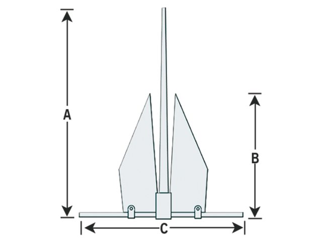 Fortress Guardian anker G16 aluminium (vervangt 6-8 kg)