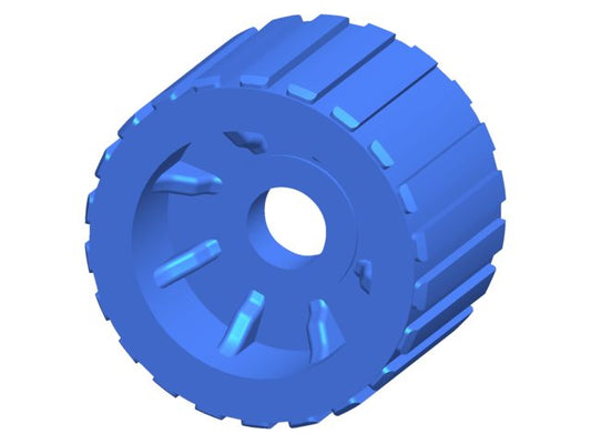 Geleiderol PU L70mm Ø110mm as 22.5mm