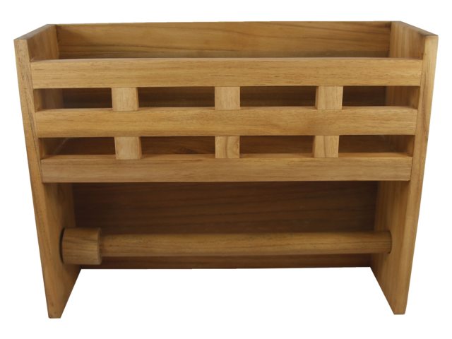 Opbergrek met keukenrolhouder 33x10x25.5cm
