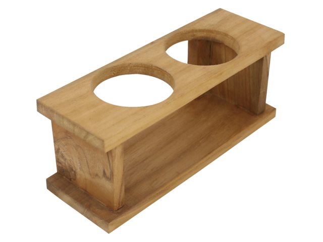 Glazenrek duo 21.5x7.5x9cm