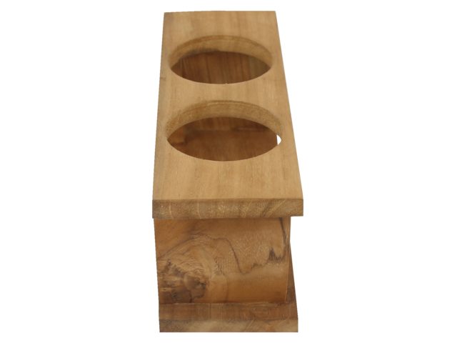 Glazenrek duo 21.5x7.5x9cm