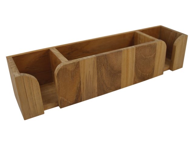 Eude Mok/bekerhouder met opbergrek 40 x 10 x 9 cm