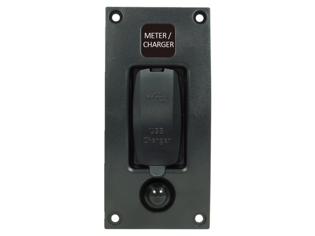 Curved add-on paneel USB stopcontact dubbel 3.4A