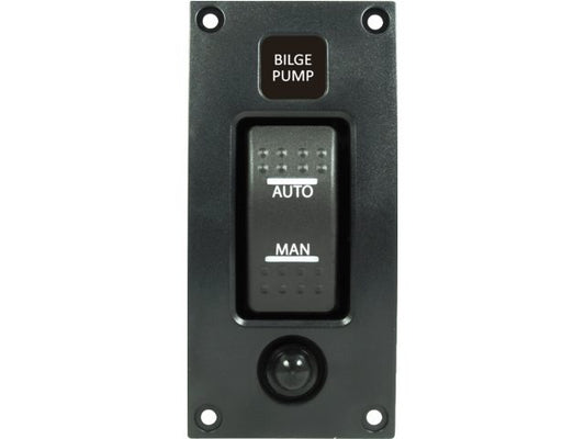 Curved add-on paneel Bilgepomp (on-off-auto)