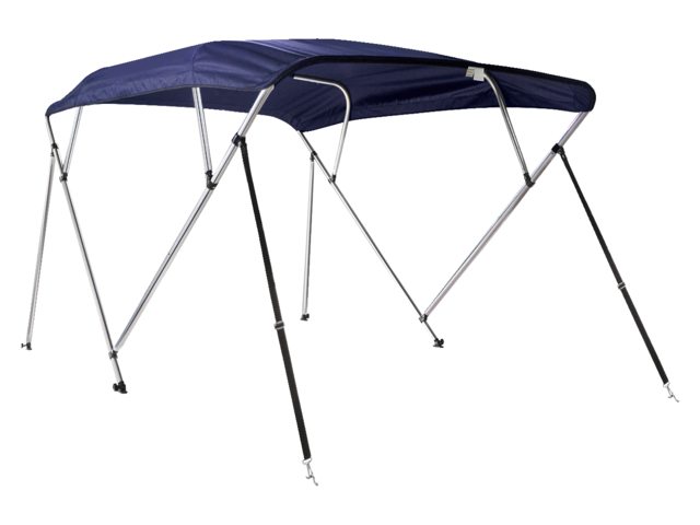 Biminitop deluxe 4 boog 240x200-213x137cm navy blue