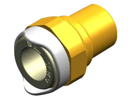 WX1513B Adapter 1/2" NPT Male 15mm