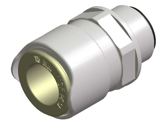 WX1515B Kraan adapater 1/2" BSP Male 15mm