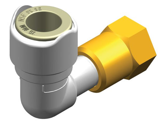WX1531B Bocht adapter 90° 1/2" BSP - female 15mm