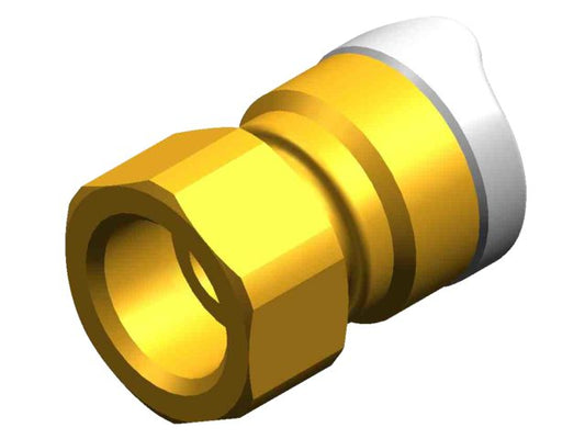 WX1533B Adapter 1/2" BSP 15mm female messing