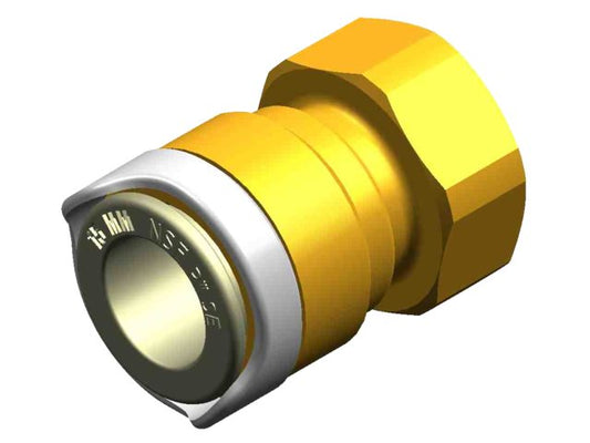 º WX1538B Adapter 3/8"  BSP 15mm female messing