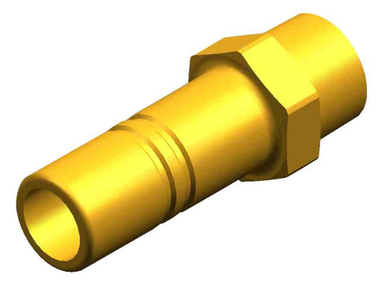 WX1563B Adapter 3/8" NPT male 15mm messing