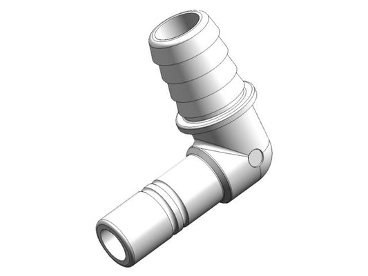 WX1592B Bocht adapter 90° 3/8" - 15mm