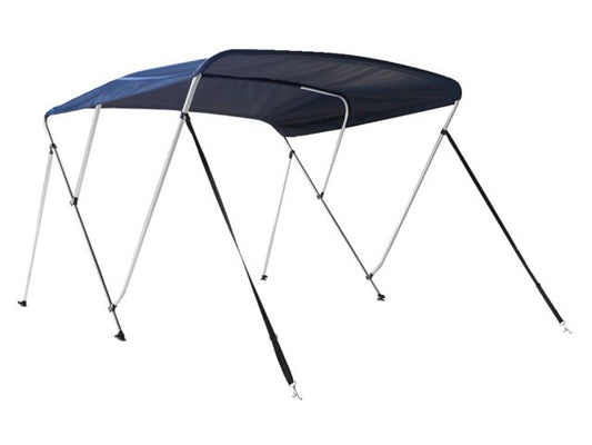 Biminitop deluxe 3 boog 183x246-260x117cm navy blue