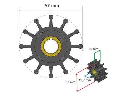 Premium Impeller kit nr. 06-01-013