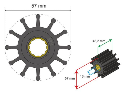 Premium Impeller kit nr. 06-01-014