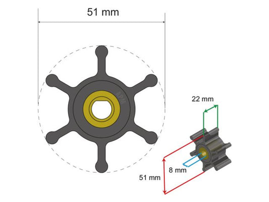 Premium Ballast Impeller nr. 06-04-036