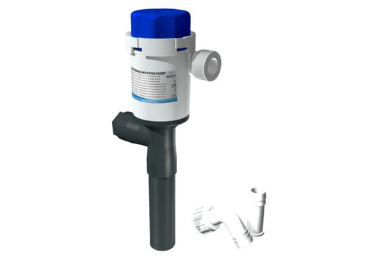 º Aerator pomp twinport 500gph recht 12V