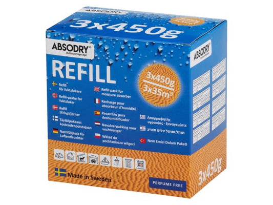 Refill 3x450gr Perfume free