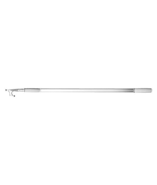 Haakstok telescopisch 112-195cm met aluminium haak
