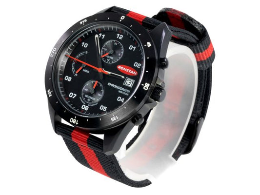 Clear start analog sailwatch 43mm Rood/Zwart