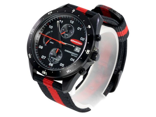 Clear start analog sailwatch 43mm Rood/Zwart