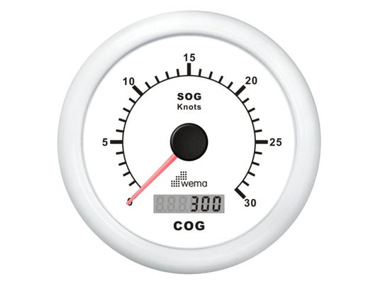 º GPS speedometer 0-30 kn wit incl. antenne