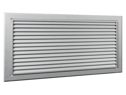 Aanvoer luchtrooster aluminium 300x200mm