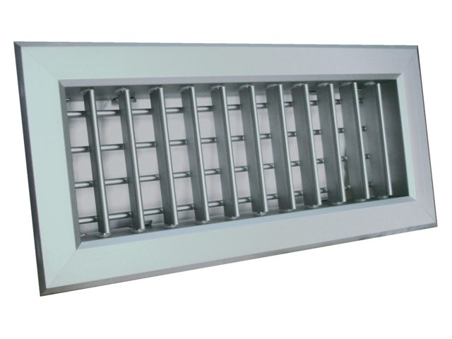 Uitblaas luchtrooster aluminium 200x100mm