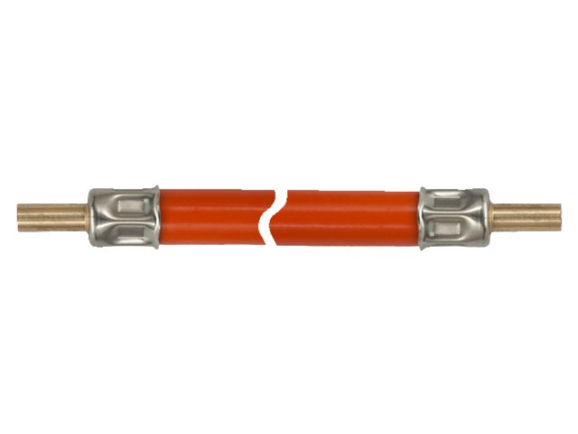 Gas verlengslang 100 cm 2 x 8 mm buis glad
