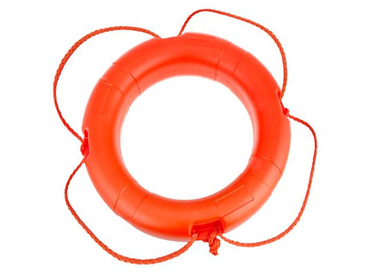 Reddingboei 75cm 2.5kg oranje zonder reflectie