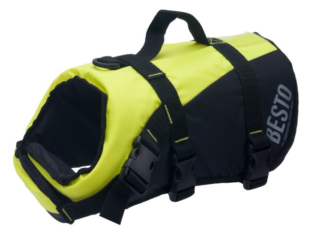 Besto Hondenvest deluxe Yellow/Black 40+ kg