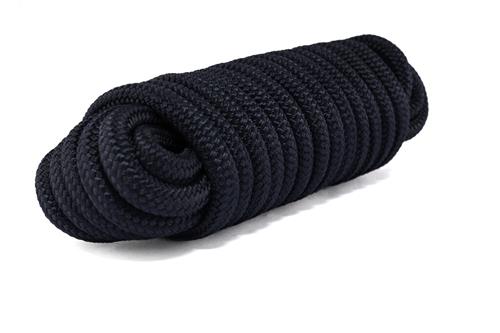 Hollex landvast polyester navy 16mm 16 strengen L=20mtr