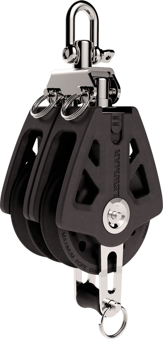 29925005bk synchro blok 50mm double bkt zwart