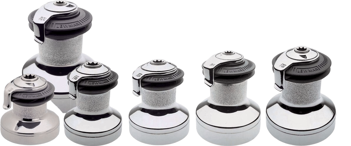 Lewmar lier 65 grijs aluminium