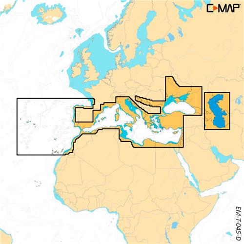 C-MAP geheugenkaart DISCOVER X - Zuid Europa