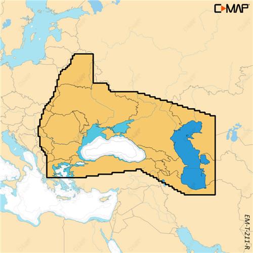 C-MAP geheugenkaart REVEAL X - Zwarte Zee & Kaspische Zee